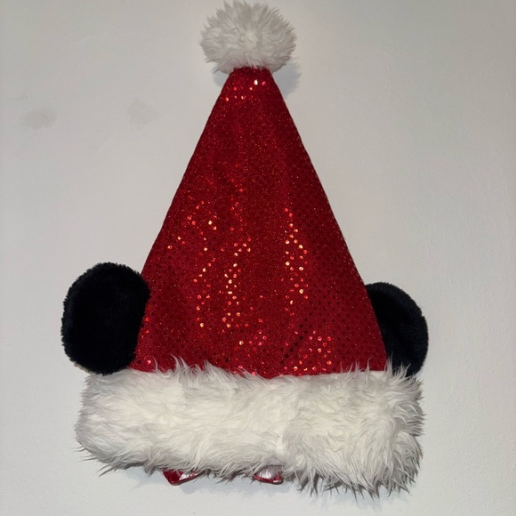 Disney Parks Minnie Mouse Santa Hat - Picture 3 of 5